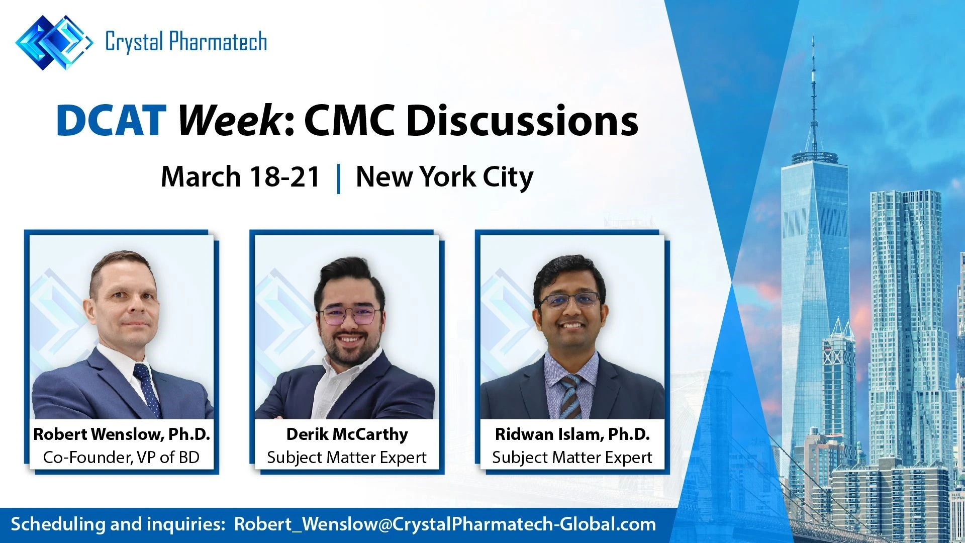 DCAT WEEK: CMC Discussions