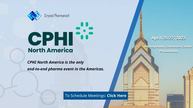Meet the Crystal Pharmatech formulation team next week at CPHI
