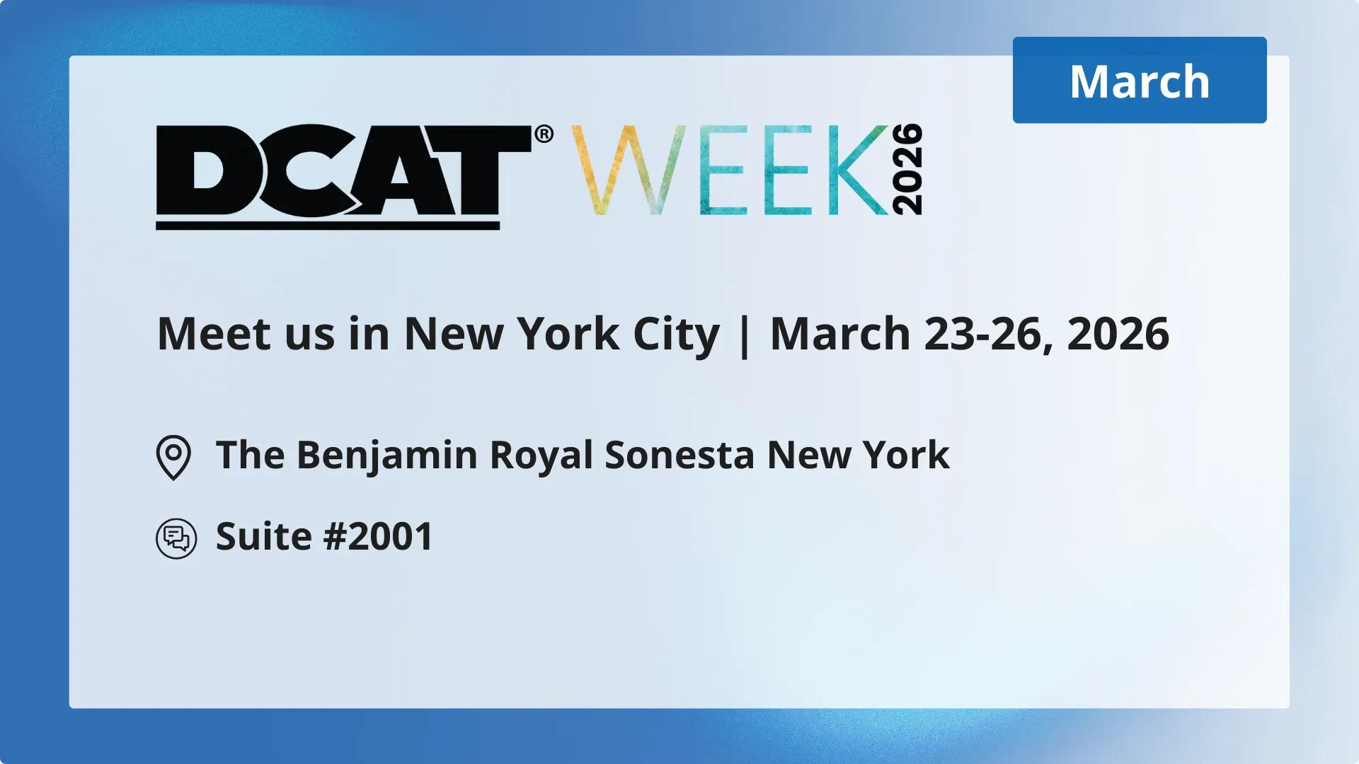 Meet Crystal Pharmatech at DCAT Week 2026